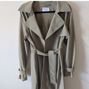 Athleta Stellar Tan Trench Coat